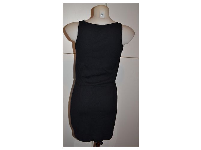 Red Valentino Mini Kleid aus Wolle Schwarz S - Ansicht 4