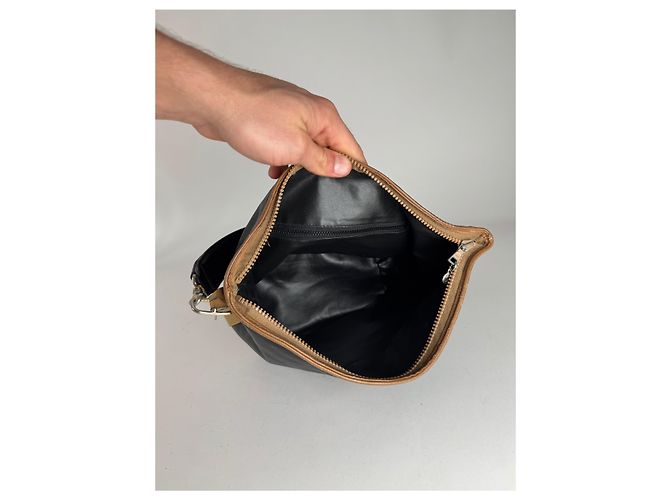 Céline Vintage Celine Paris Leder Eimer Tasche Schwarz - Ansicht 14