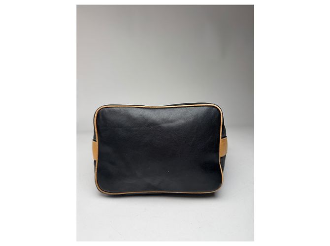 Céline Vintage Celine Paris Leder Eimer Tasche Schwarz - Ansicht 4