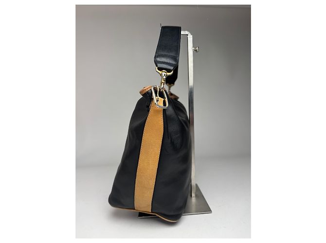 Céline Vintage Celine Paris Leder Eimer Tasche Schwarz - Ansicht 8