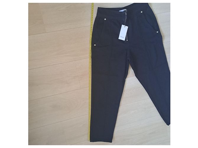 Leggings Reiss de algodón negro - vista 2