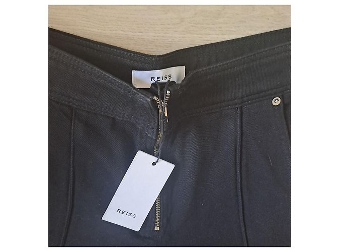 Leggings Reiss de algodón negro - vista 6