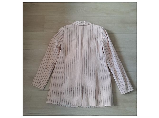 Chaqueta Scotch and Soda Rosa Nude de Algodón Negro Crema - vista 3