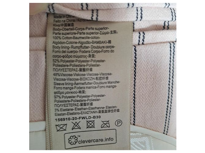 Chaqueta Scotch and Soda Rosa Nude de Algodón Negro Crema - vista 6