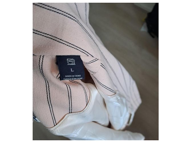 Chaqueta Scotch and Soda Rosa Nude de Algodón Negro Crema - vista 7