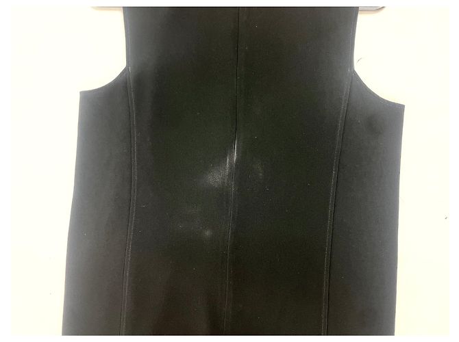 Autre Marque Abito nero senza maniche con tasche - vista 4