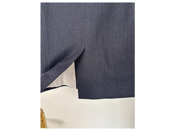 Zadig & Voltaire Blazer Dunkelblau Baumwolle Wolle Marineblau - Ansicht 6