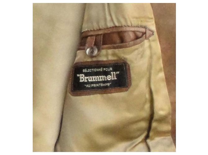 Autre Marque Brummell Wildlederjacke Braun Größe M - Ansicht 4