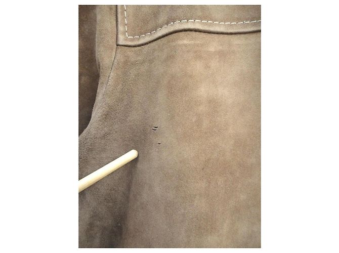 Autre Marque Brummell Wildlederjacke Braun Größe M - Ansicht 5