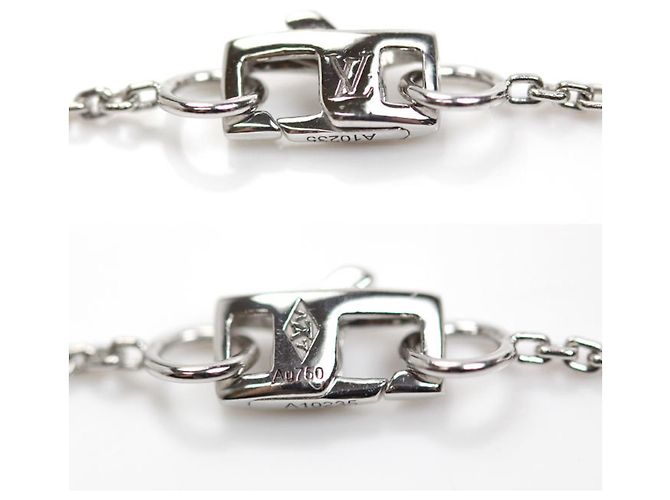 Collana con pendente Lockit in oro bianco K18WG Louis Vuitton - vista 5