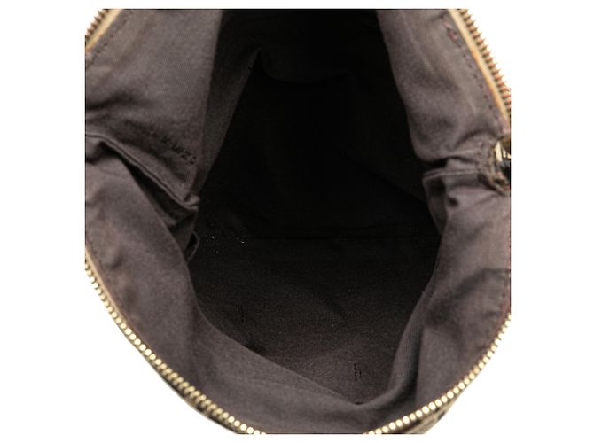 Fendi Beige Zucchino Canvas Crossbody - vista 4