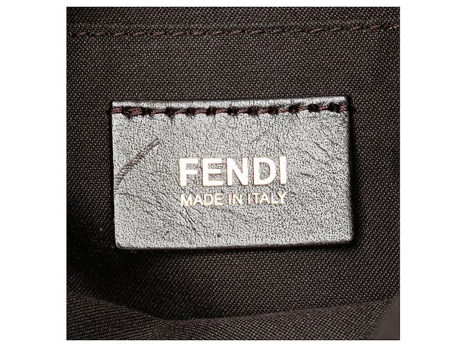 Fendi Beige Zucchino Canvas Crossbody - vista 5