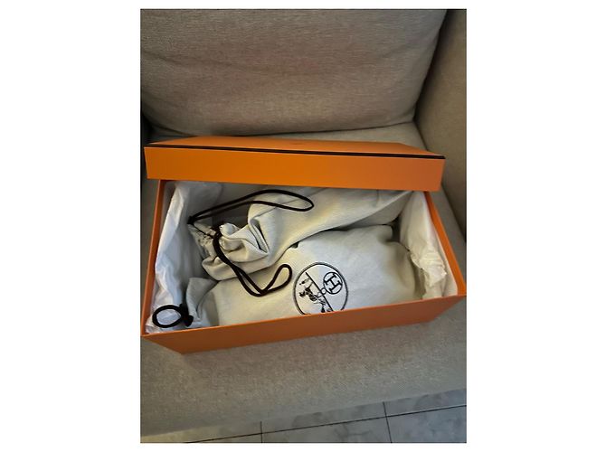 Hermès Sandali ciprioti Blu scuro - vista 11