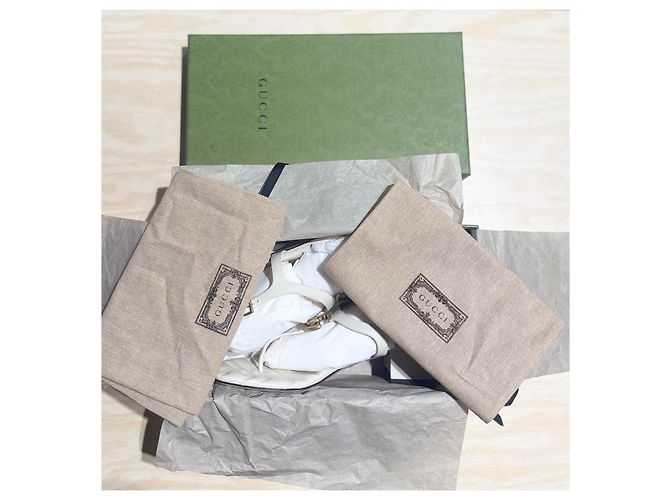Gucci Sandálias gladiadoras de couro Marmont - vista 8