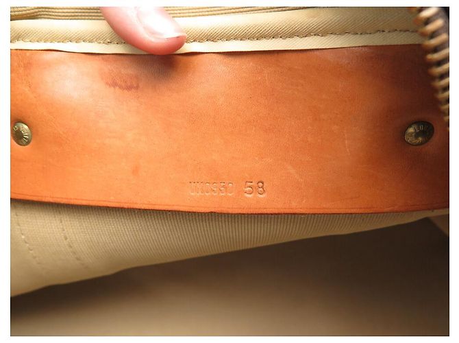 BORSA DA VIAGGIO VINTAGE LOUIS VUITTON SIRIUS 58 M41404 BOSTON MONOGRAMMA Marrone - vista 11