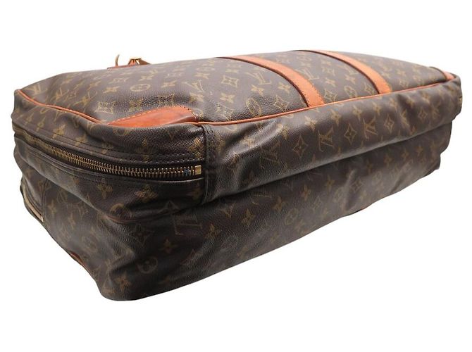 BORSA DA VIAGGIO VINTAGE LOUIS VUITTON SIRIUS 58 M41404 BOSTON MONOGRAMMA Marrone - vista 5