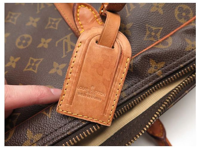 BORSA DA VIAGGIO VINTAGE LOUIS VUITTON SIRIUS 58 M41404 BOSTON MONOGRAMMA Marrone - vista 7