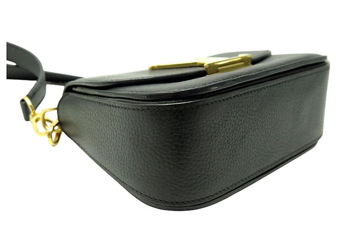 BORSA LOUIS VUITTON NEO VIVIENNE M54057 IN PELLE GRAIN NERA CON TRACOLLA Nero - vista 3