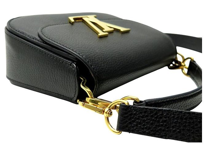 BORSA LOUIS VUITTON NEO VIVIENNE M54057 IN PELLE GRAIN NERA CON TRACOLLA Nero - vista 4
