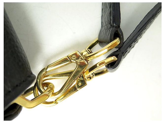 BORSA LOUIS VUITTON NEO VIVIENNE M54057 IN PELLE GRAIN NERA CON TRACOLLA Nero - vista 5