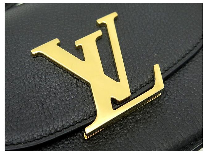 BORSA LOUIS VUITTON NEO VIVIENNE M54057 IN PELLE GRAIN NERA CON TRACOLLA Nero - vista 6