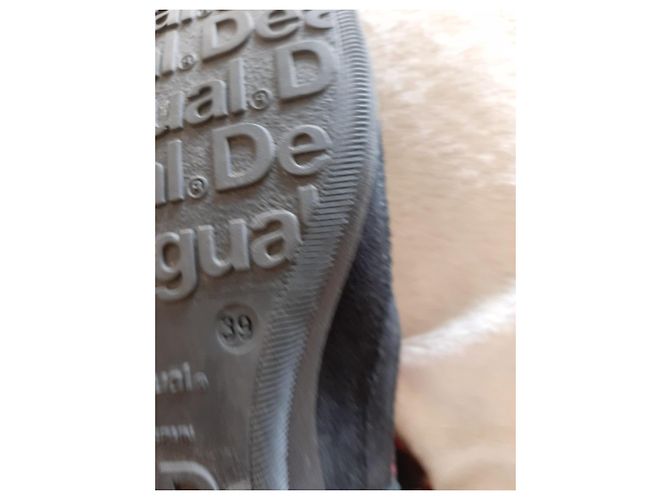 Stivaletti Desigual in camoscio nero - vista 5