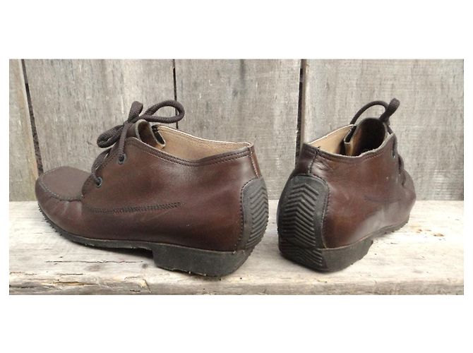 Autre Marque Arcus ankle boots dark brown leather - view 4