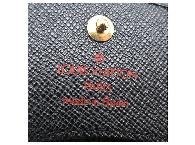 Portamonete Semplice da Uomo Louis Vuitton Nero - vista 6
