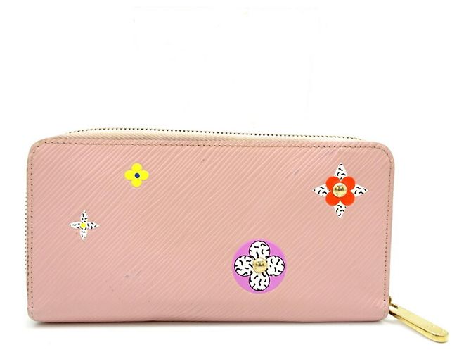 Louis Vuitton Monogram Flower Zippy Wallet Pink - view 2