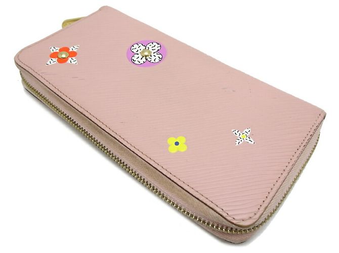 Louis Vuitton Monogram Flower Zippy Wallet Pink - view 4