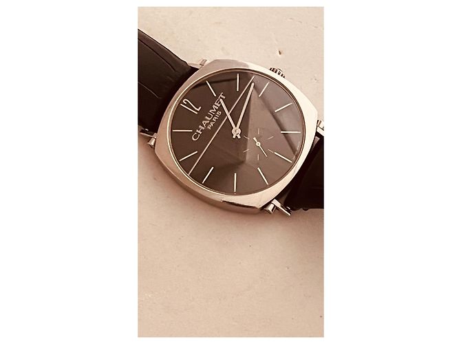 Orologio Chaumet Dandy Acciaio Quadrante Nero - vista 2