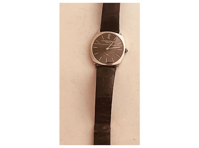 Orologio Chaumet Dandy Acciaio Quadrante Nero - vista 5