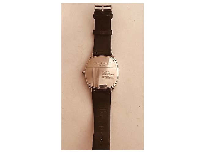 Orologio Chaumet Dandy Acciaio Quadrante Nero - vista 6