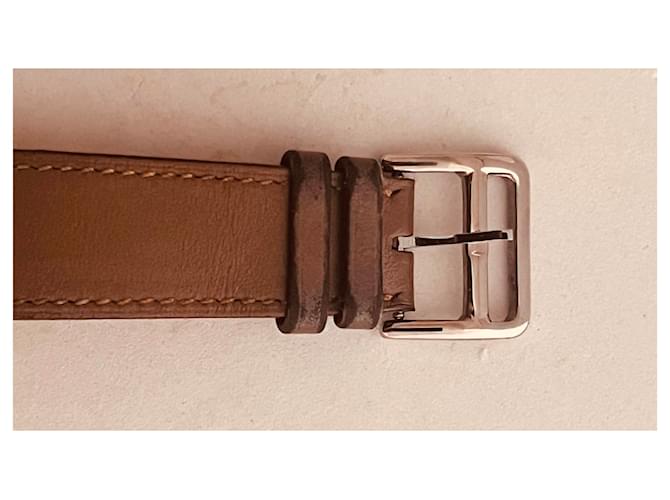 Relógio Hermès Clipper Automático Aço Eggshell Fora de branco - vista 16