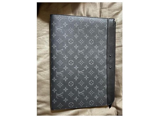 Portadocumentos Louis Vuitton Lona Marrón Castaño - vista 2
