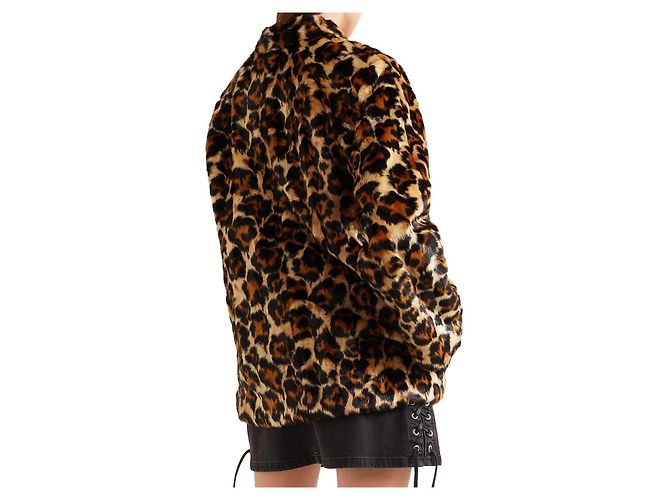 Mcq Leopardenmuster Kunstpelzjacke Leopardenprint - Ansicht 3