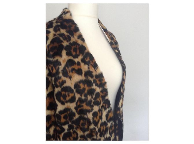Mcq Leopardenmuster Kunstpelzjacke Leopardenprint - Ansicht 8