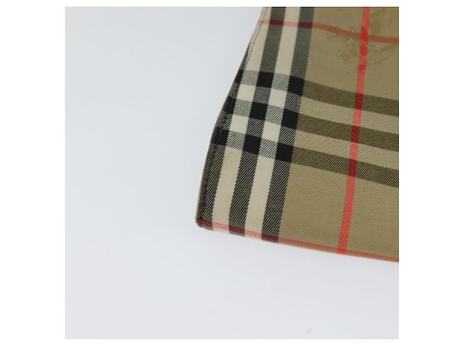 Autre Marque Borsa a spalla Burberrys Nova Check in tela beige oro Auth BA777 D'oro - vista 16