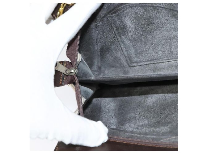 Autre Marque Borsa a spalla Burberrys Nova Check in tela beige oro Auth BA777 D'oro - vista 19