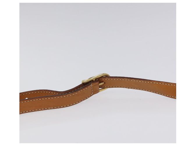 Céline Borsa a spalla in tela Macadam CELINE in pelle PVC marrone oro Auth BD908 D'oro - vista 8