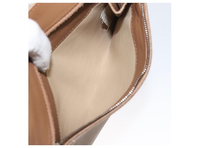 Autre Marque Borsa a vita in pelle marrone Bottega Veneta Auth hk2178 - vista 10