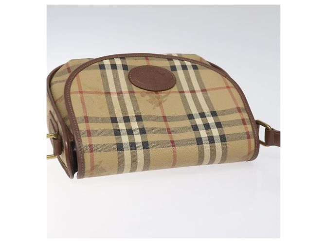 Autre Marque Borsa a spalla Burberrys Nova Check PVC Beige Oro Auth JB025 D'oro - vista 6