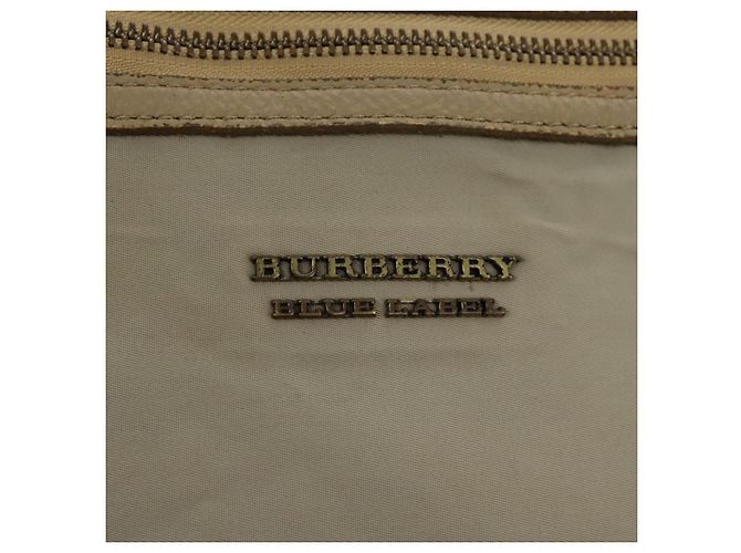 Borsa a spalla Burberry Blue Label in nylon 2 vie beige Auth ti2857 - vista 19