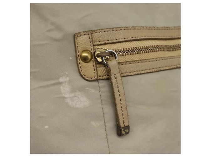 Borsa a spalla Burberry Blue Label in nylon 2 vie beige Auth ti2857 - vista 20