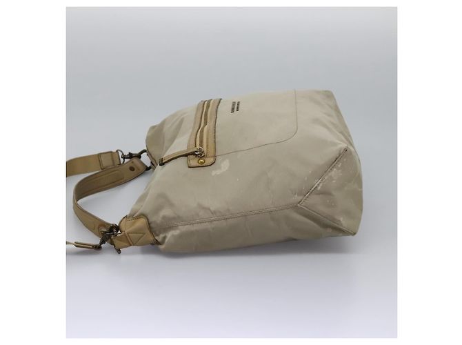 Borsa a spalla Burberry Blue Label in nylon 2 vie beige Auth ti2857 - vista 3