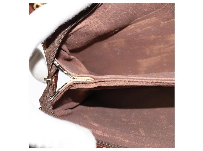 Autre Marque Borsa a spalla Burberrys Nova Check PVC Beige Marrone oro Auth bs23485 D'oro - vista 18
