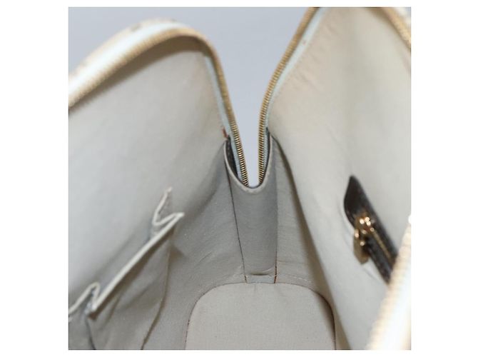 LOUIS VUITTON Monogram Mini Alma Haut Borsa a Mano Khaki M92203 LV Auth ep8029 Cachi - vista 19
