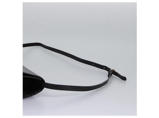 Céline Borsa a spalla in pelle nera e oro CELINE Circle Auth BD909 Nero D'oro - vista 14