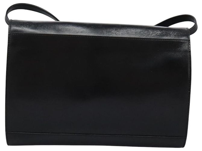 Céline Borsa a spalla in pelle nera e oro CELINE Circle Auth BD909 Nero D'oro - vista 2