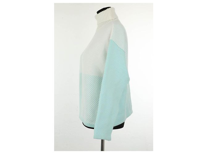 Courreges Suéter de lana azul - vista 3